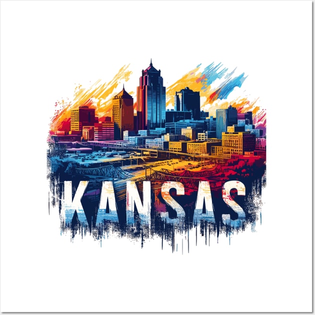 Kansas City Wall Art by Vehicles-Art